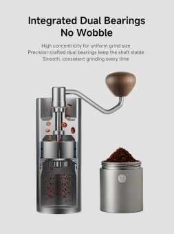 Кофемолка ручная ZeroHero Z1, цвет серый, bsym026