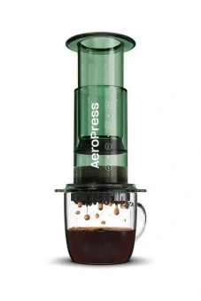 Кофеварка ручная Аэропресс (Aeropress) Clear Colors Coffee Press, цвет: зеленый