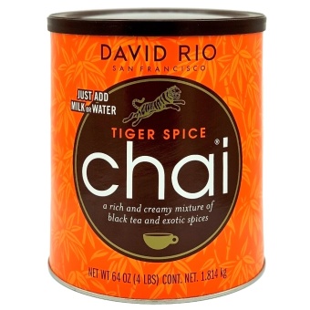 Чай Латте Tiger Spice Chai DAVID RIO смесь на основе экстрактов чая жб 1816 гр_webp