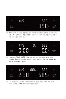 Весы для кофе HARIO Polaris, цвет: белый CST-2000-W