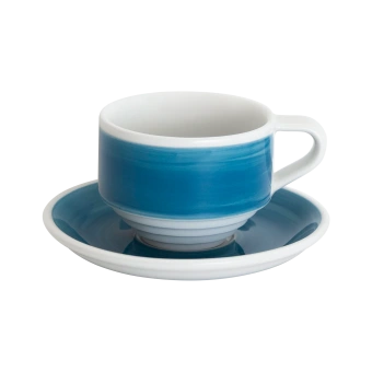 Кофейная пара Loveramics Deco, 165ml, цвет: blue handpaint C118-023BBP/C118-039BBP