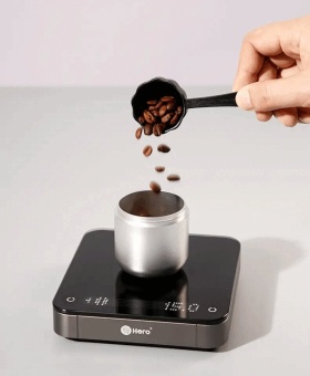 Весы Hero Coffee Scale Black with silicone pad fdzc001, цвет черный 5-0