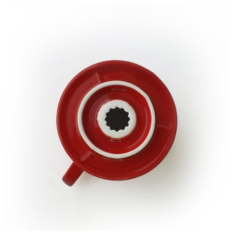 Воронка керамическая AnyBar V60-02 VK11000631B-R, на 3-4 чашки, красная 5