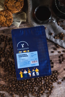Colombia Santander COFFEESTATE (под фильтр) кофе в зёрнах, упак. 250 г.