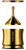 Дозировочная воронка MHW-3BOMBER Stainless Steel Dosing Funnel 58 мм, золото, DR7029G-OS