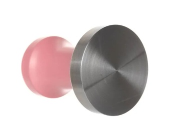 Темпер для кофе CLASSIX PRO цвет рукоятки розовый, диаметр 58,4 мм 2