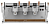 Кофемашина эспрессо рожковая Dalla Corte Zero Barista WW, 3 группы, белый орех, 1-MC-ZERO-3-WW-400