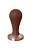 Темпер для кофе d57 JoeFrex Galaxy hglbf57, с прорезиненной коричневой ручкой, плоский сталь