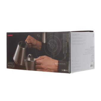 Чайник с носиком goonseneck Hario Buono KPK-600-HSV Kettle KASUYA Model стальной, объём 600 мл 7
