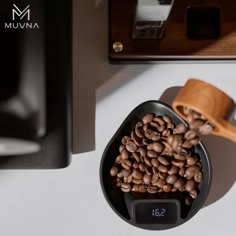 Платформа для дозирования кофе MUVNA Bean Plate 1000 г, чёрная