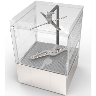 Посудомоечная машина Smeg SPD500 электромеханическое управление, сливная помпа и дозаторы в комплекте, серия КОМФОРТ для кассет 500 х 500 мм