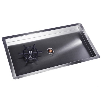 Мойка для питчеров с каплесборником CLASSIX PRO CXPR8006 (415х230 мм.) (1)