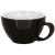 Кофейная пара LOVERAMICS Egg 03BBK / 04BBK Black (чашка и блюдце), черный 300 мл. (1)