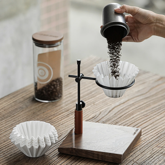 Бумажный фильтр 155 (1-2 servings) 50 шт MHW-3BOMBER Cake-shaped Coffee Paper Filter FP5457 (3)