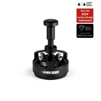 MHW-3BOMBER YU Series Cyclone Needle Distributor WDT Tool 58 мм — профессиональный игольчатый распределитель кофе для эспрессо