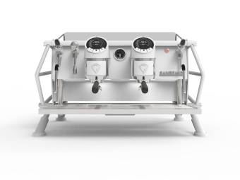 Sanremo Café Racer 2GR Full White - профессиональная кофемашина (2 группы, мультибойлерная, для кофейни) | интернет-магазин товаров для кофеен ТЕРРИТОРИЯ КОФЕ