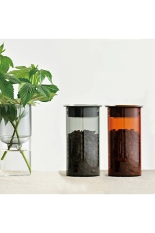 Банка для хранения кофе HARIO HCN-400-GR, 400 мл, серый