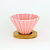 Воронка керамическая AnyBar Оригами VK11000631D-P 3-4 чашки, розовая