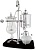 Сифон балансирующий BELGIUM COFFEE MAKER, серебро, 380 мл. 