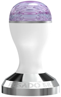 Темпер для кофе Pesado 58,5 мм, color whitehaze