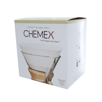 Фильтры Chemex FC-100 бумажные круглые сложенные, упак. 100 шт