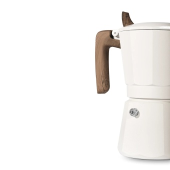 Гейзерная кофеварка MHW-3BOMBER Double Valve на 100 мл, белая, Potwhite-100 ML, M5887W (4)
