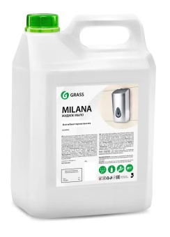 Жидкое мыло Grass Milana антибактериальное, канистра 5 л 2
