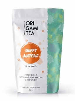 Японский чай матча Sweet matcha с корицей ORIGAMI TEA, упак. 50 гр. 1