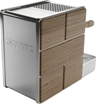 Кофемашина эспрессо Stone-Espresso Mine Premium Wood, Inox Wood, корпус дерево 4