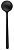Ложка Loveramics Chateau 13 cm H001-15BMB, черная матовая