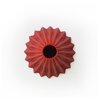 Воронка керамическая AnyBar Оригами VK11000631D-R, 3-4 чашки, красная 1
