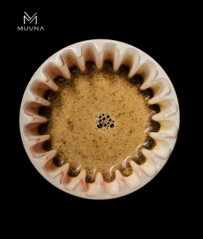 Воронка MUVNA Cake 02, керамика, синяя
