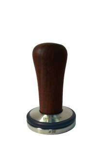 Темпер для кофе d57 JoeFrex Classic Short knock hcnkbk57, рукоятка из дерева орех, плоский, сталь