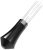 Измельчитель комков Pesado WDT Clump Crusher из полированной стали, цвет черный