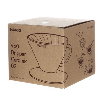 Воронка керамическая Hario 3VDC-02-GR-UEX для приготовления кофе, серая (4)