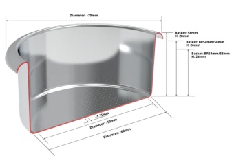 Фильтр-корзина Presado EP-Breville Ø54 мм, 18 грамма (2)