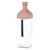 Стеклянный заварник HARIO Ka-ku Bottle, 1200 мл, пепельно-розовый, KAB-120-SPR
