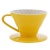 Воронка для кофе TIAMO HG5543Y керамическая, размер V01, желтая  2