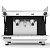 Кофемашина эспрессо рожковая Sanremo Zoe SAP (полуавтомат) 2 гр. высокие, бело-чёрная