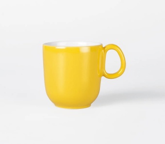 Чашка MÖWE Hen 280 Handle Yellow - капучино