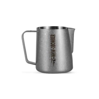 Питчер для молока MHW-3BOMBER Milk Frothing Pitcher 3.0 Silver Spot, 600 мл – профессиональный питчер для латте-арта из нержавеющей стали SUS304, P3015SS