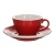 Кофейная пара Loveramics Egg C088-27BRE / C088-28BRE Red чашка и блюдце, красный 200 мл.