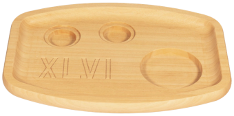 Поднос из дерева с держателем для мокки XLVI Wooden Moka Tray 33 x 3 x 23,5 cm
