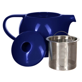 Чайник Loveramics C097-09ADE Blue с ситечком, синий 600 мл. (2)