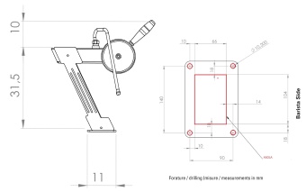 Паровая колонна с левым рычагом XLVI Colonna Vapore left (1)