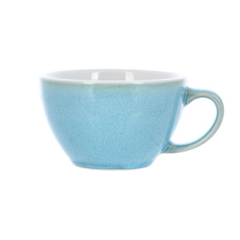 Кофейная пара LOVERAMICS Egg 106BIB / 141BIB Ice Blue (чашка и блюдце), светло-голубой 300 мл. (1)
