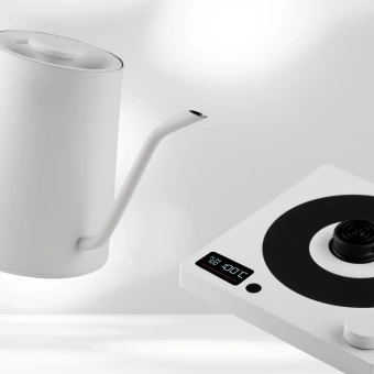 Чайник электрический Varia AURA Smart Kettle 0.8L (Gooseneck) с точной настройкой температуры, белый