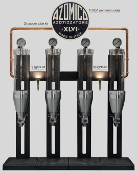 Кофемашина эспрессо рожковая XLVI Azomico 4 silos (7)