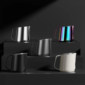 Питчер для молока MHW-3BOMBER GT Milk Pitcher Matte Black – профессиональный молочник для латте-арт, идеальной микропены и кофеен