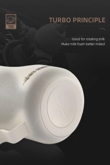 Питчер молочник для каппучино и латте MHW-3BOMBER Turbo, белый, 450 мл, P6006W (6)